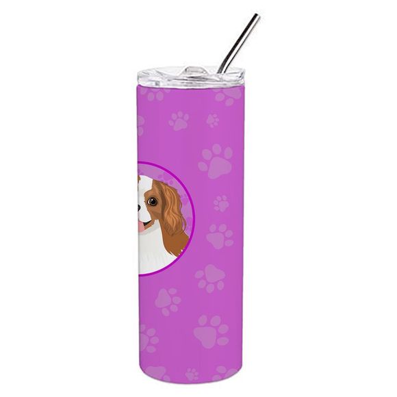 Cavalier King Charles Spaniel Blenheim #2 Stainless Steel 20 oz Skinny Tumbler,